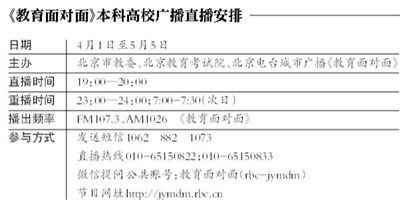 80所高校高招政策明起陆续发布 可通过四种方式咨询