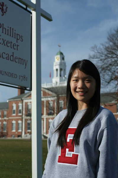在埃克塞特学院就读的华裔女孩董初琳Dana Tung